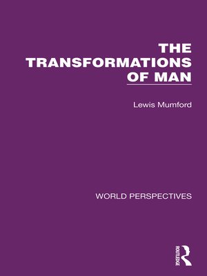 cover image of The Transformations of Man